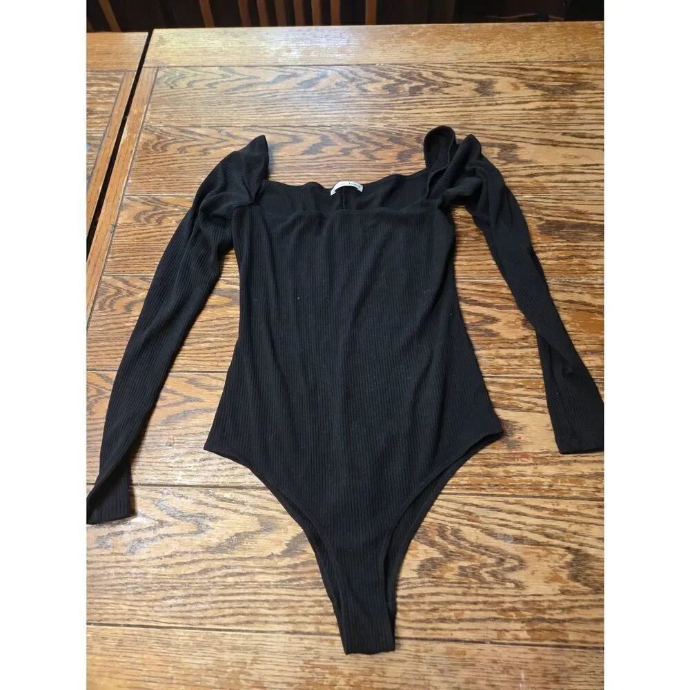 Draft ListingReformation Jeans Gaia square neckline Ribbed Bodysuit sz Medium